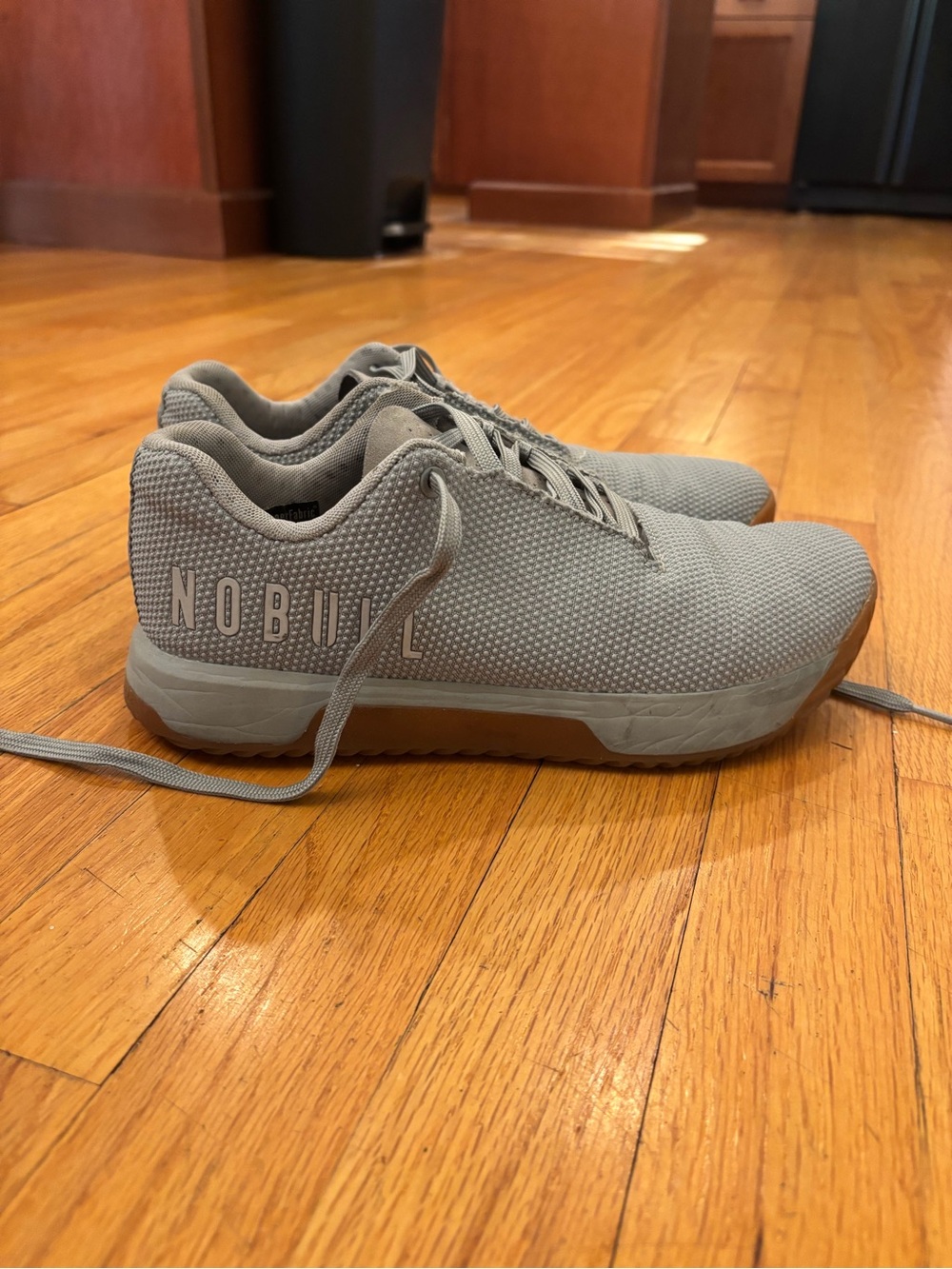 NOBULL Men’s Light Grey Athletic Trainer Sneakers